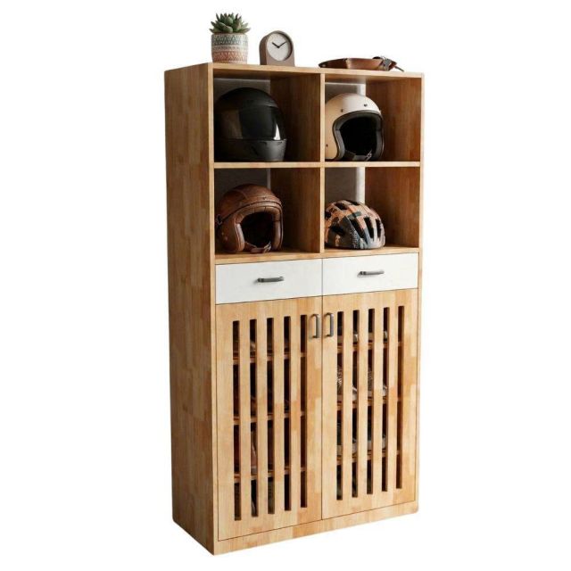 Tủ kệ giày dép 80x35cm gỗ cao su  KG68115