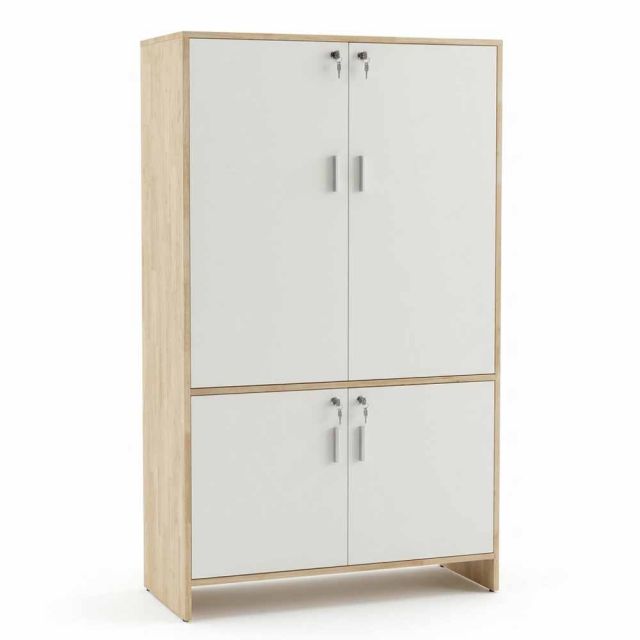 Tủ treo quần áo 100x50x170cm gỗ cao su TQA68086