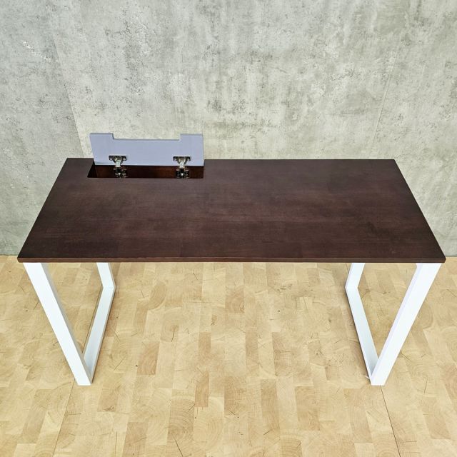 Bàn có hộp điện 140x50cm gỗ cao su ZD041