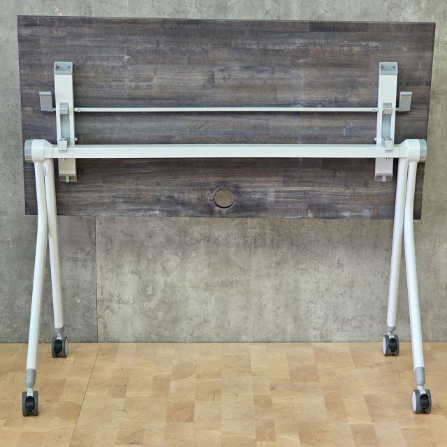 Bàn đào tạo di động 120x60cm gỗ cao su SPD68261