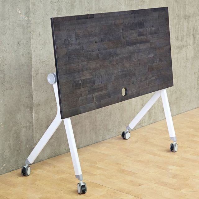 Bàn đào tạo di động 120x60cm gỗ cao su SPD68261