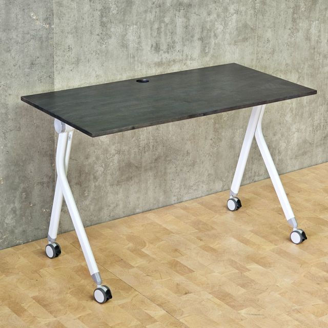 Bàn đào tạo di động 120x60cm gỗ cao su SPD68261