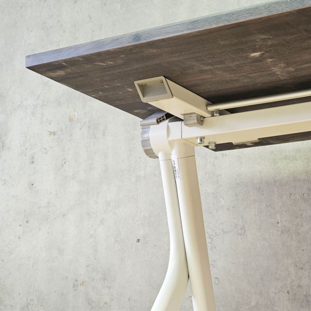 Bàn đào tạo di động 120x60cm gỗ cao su SPD68261