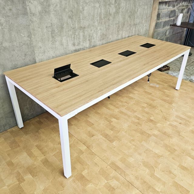 Bàn họp chữ nhật 240x100cm gỗ plywood hệ UConcept HBUC072