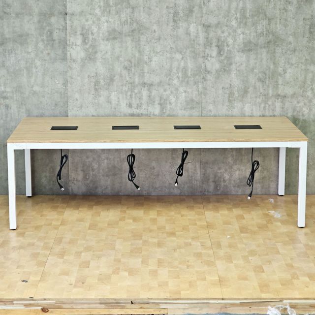 Bàn họp chữ nhật 240x100cm gỗ plywood hệ UConcept HBUC072