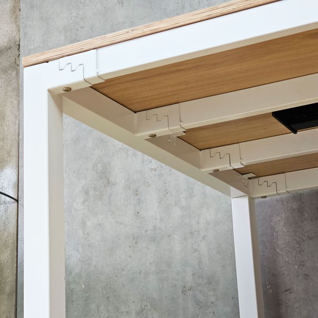 Bàn họp chữ nhật 240x100cm gỗ plywood hệ UConcept HBUC072