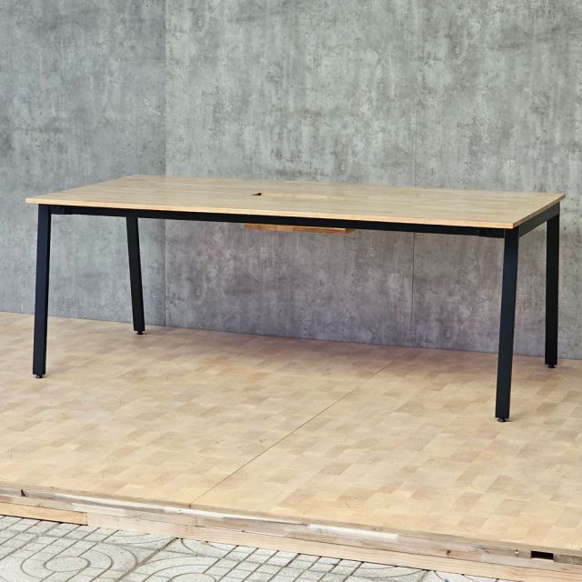 HBAT0011 - Bàn họp 200x100 Aton Concept chân sắt lắp ráp