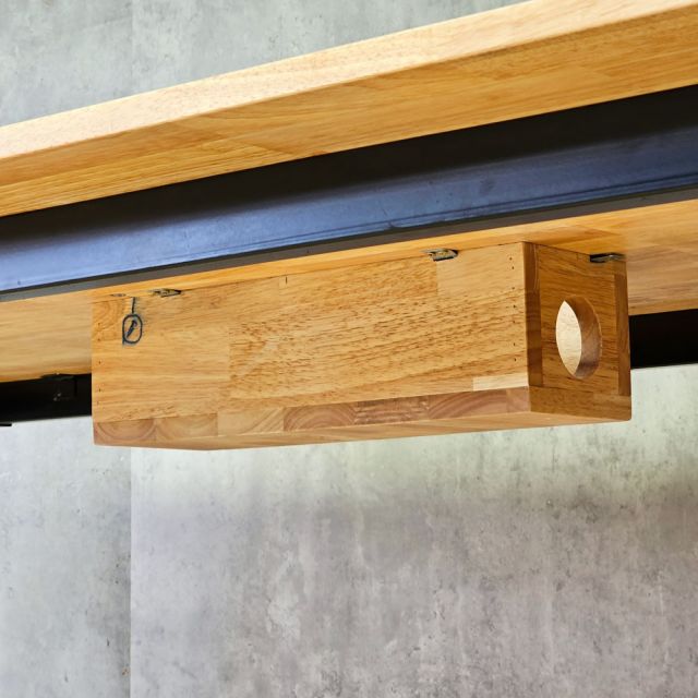 HBAT0011 - Bàn họp 200x100 Aton Concept chân sắt lắp ráp