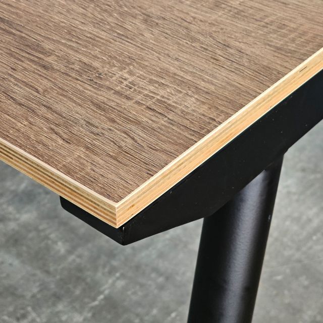 Bàn làm việc 160x80cm gỗ Plywood phủ melamin chân sắt Cone HBCO036