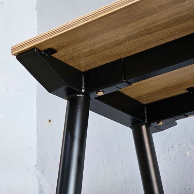 Bàn làm việc 120x60cm gỗ Plywood phủ melamin chân sắt CONE HBCO032