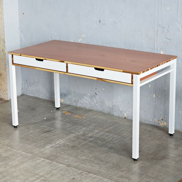 Bàn có ngăn kéo 140x70cm gỗ otim veener gỗ xoan đào BD68175