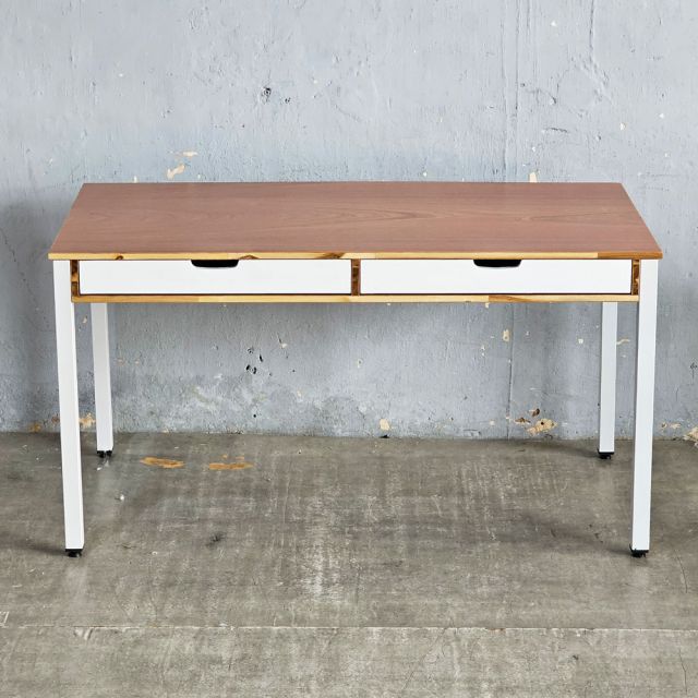 Bàn có ngăn kéo 140x70cm gỗ otim veener gỗ xoan đào BD68175