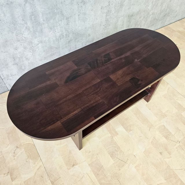 Bàn sofa Oval 120x50cm gỗ tràm TT68368