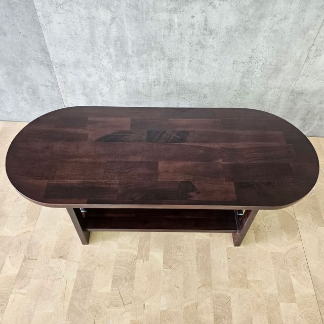 Bàn sofa Oval 120x50cm gỗ tràm TT68368