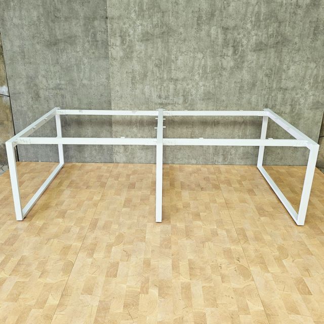 Chân sắt bàn cụm 4 hệ Rectang 120x240cm lắp ráp