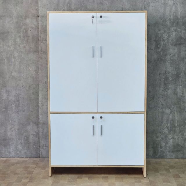 Tủ treo quần áo 100x50x170cm gỗ cao su TQA68086