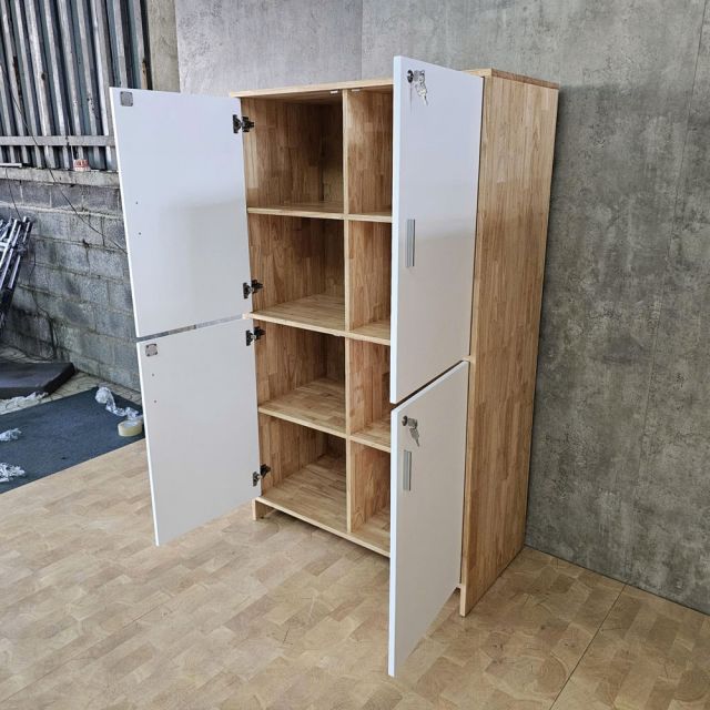 Tủ quần áo 100x50x170cm gỗ cao su TQA68085