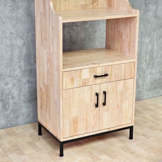 Tủ bếp đa năng 60x40x170cm gỗ cao su KB68095