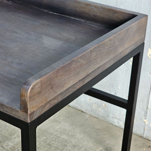 Kệ lò vi sóng 40x45x40cm gỗ cao su KVS68019