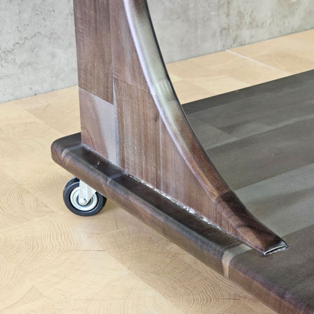 Kệ máy in di động 70x50x70cm gỗ tràm KMI68009