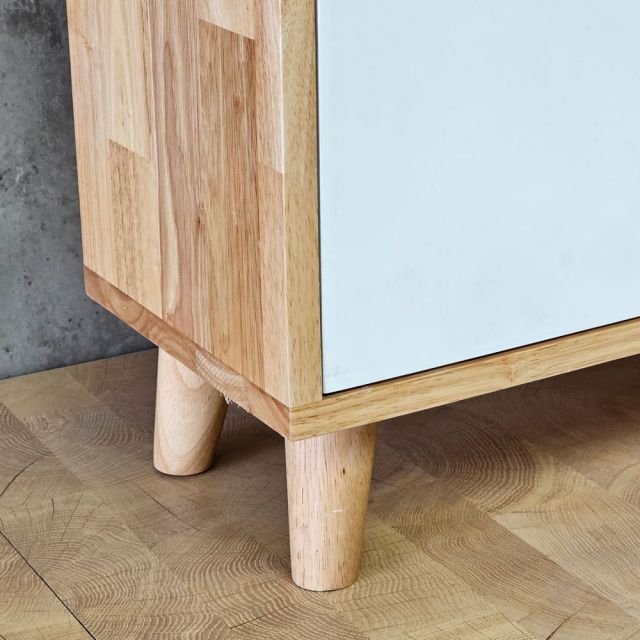 Kệ sách 84x25x145cm gỗ cao su KS68365