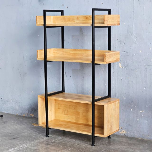 Kệ trang trí VERNON 3 tầng có hộc tủ