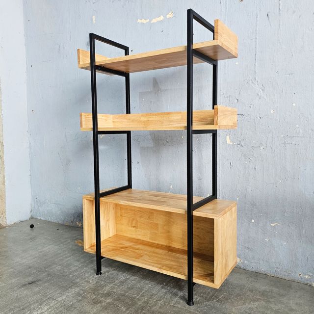 Kệ trang trí VERNON 3 tầng có hộc tủ