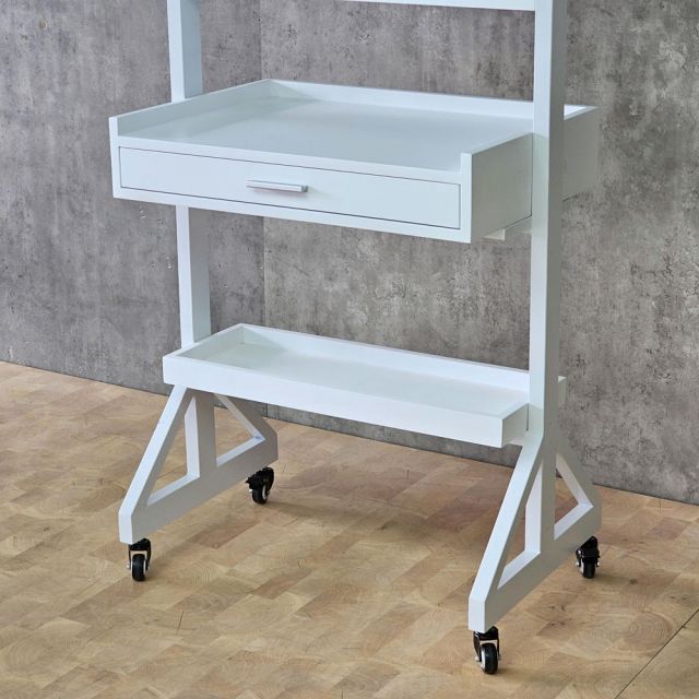 Trạm làm đẹp Beauty Salon di động 76x50x170cm gỗ cao su TDSL007