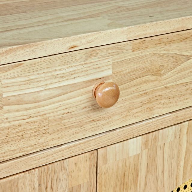 Tủ giày lưới mắt cáo 80x35x130cm gỗ cao su KG68102