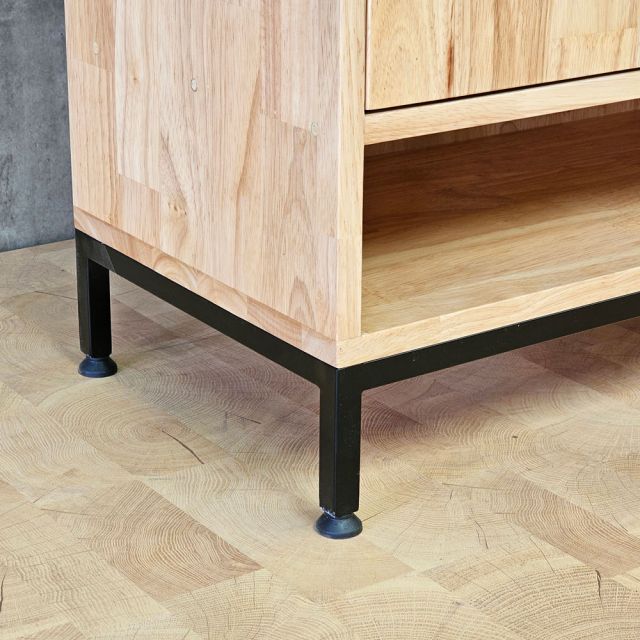 Tủ giày lưới mắt cáo 80x35x130cm gỗ cao su KG68102