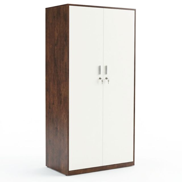 Tủ quần áo 2 cánh 100x55x200cm gỗ cao su TQA68088