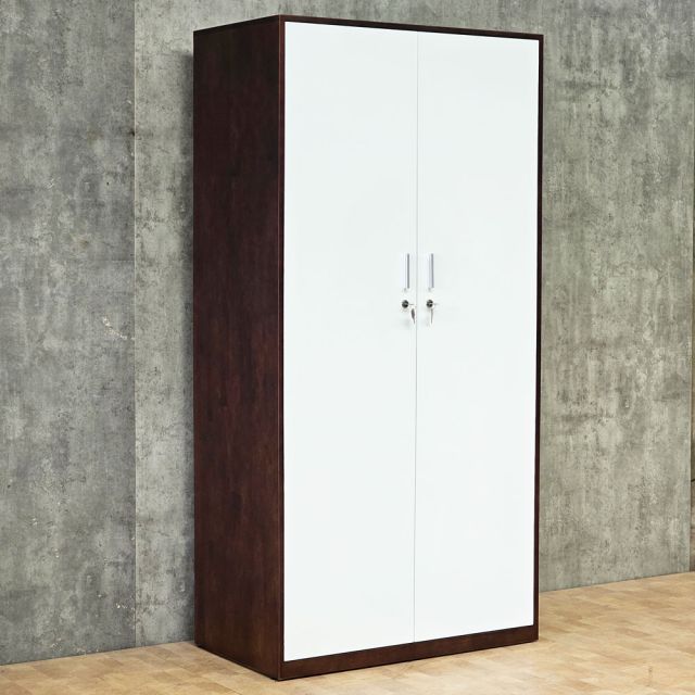 Tủ quần áo 2 cánh 100x55x200cm gỗ cao su TQA68088