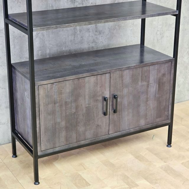 Kệ trang trí 80x35x160cm gỗ cao su KTT68048
