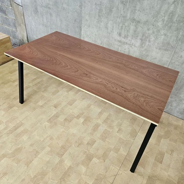 Bàn 160x80cm gỗ otim phủ venner gỗ xoan đào hệ PLY HBPL041