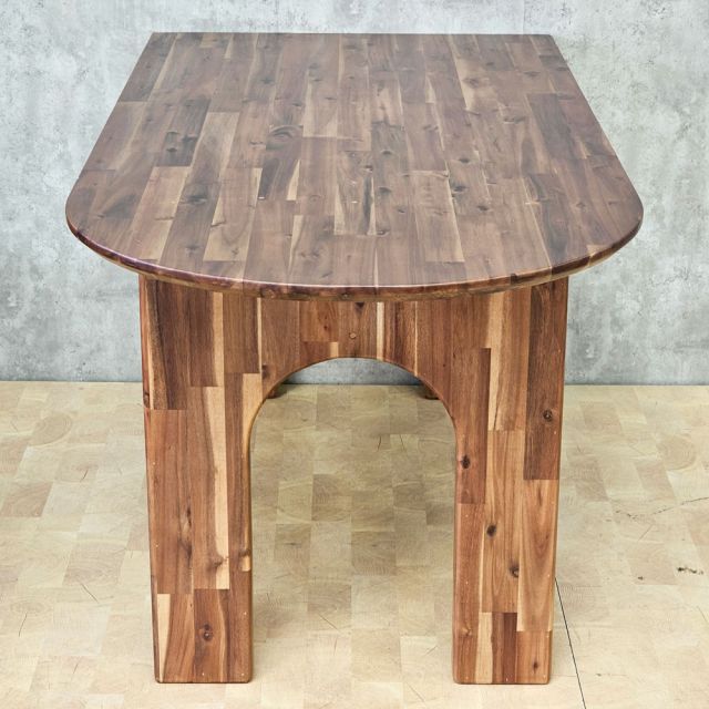 Bàn ăn áp tường 160x80cm gỗ tràm BA68312