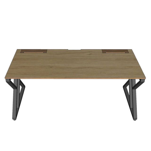 Bàn làm việc có hộp điện 180x80cm gỗ plywood ZD042