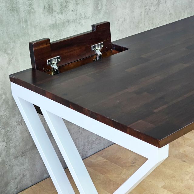 Bàn gác chân tủ 180x70cm gỗ tự nhiên BD68179