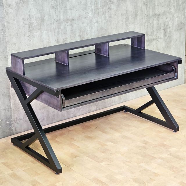 Bàn StudioDesk có hộp điện 140x80cm gỗ cao su SD68037