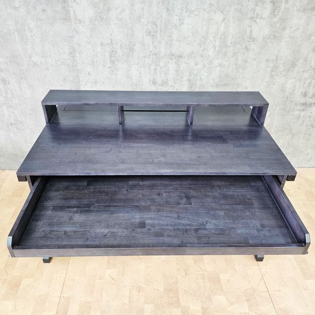 Bàn StudioDesk có hộp điện 140x80cm gỗ cao su SD68037