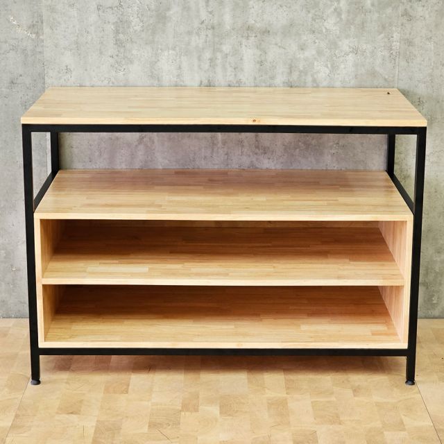 Bàn thao tác 120x60x85cm gỗ cao su WSTB006