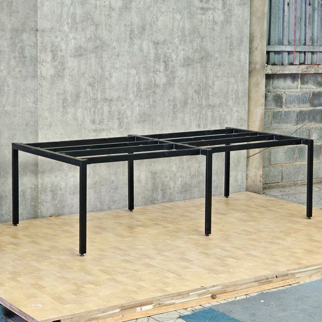 Chân sắt lắp ráp cho bàn cụm 4 người 240x120cm hệ Rectang HCRT046