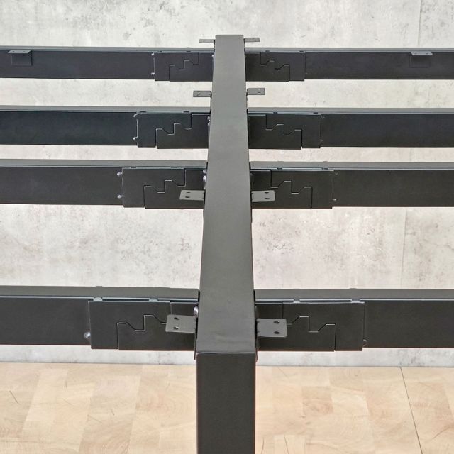 Chân sắt lắp ráp cho bàn cụm 4 người 240x120cm hệ Rectang HCRT046