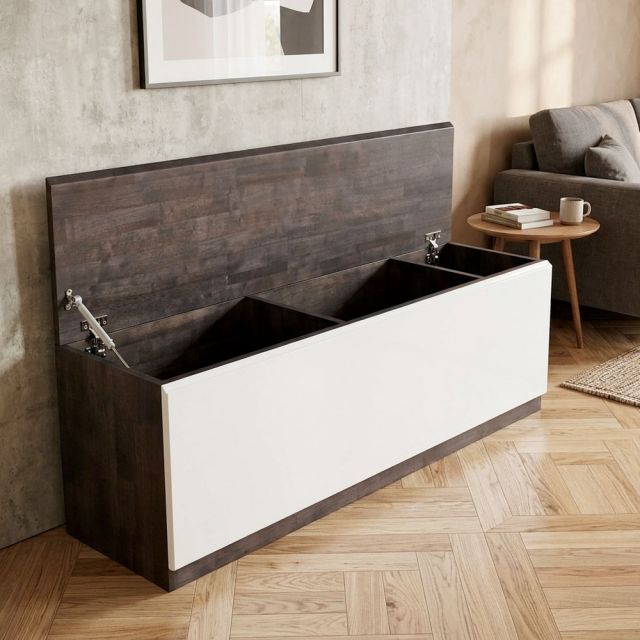 Rương lưu trữ 130x35x45cm gỗ cao su RLUT001