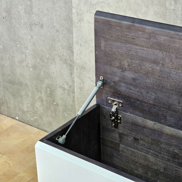 Rương lưu trữ 130x35x45cm gỗ cao su RLUT001