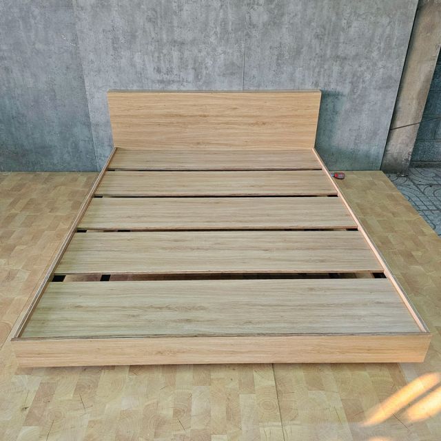 Giường ngủ VEGA gỗ plywood khung sắt lắp ráp GN68066