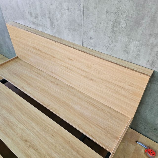 Giường ngủ VEGA gỗ plywood khung sắt lắp ráp GN68066