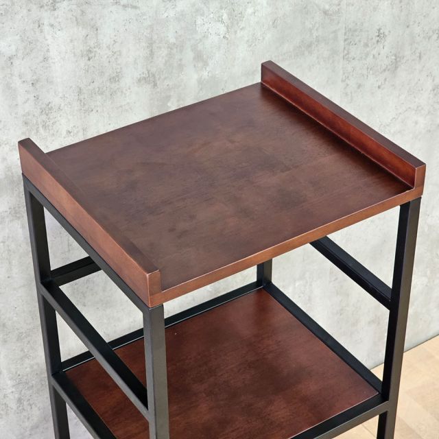 Kệ nhà bếp di động 42x35x86cm gỗ cao su KB68092