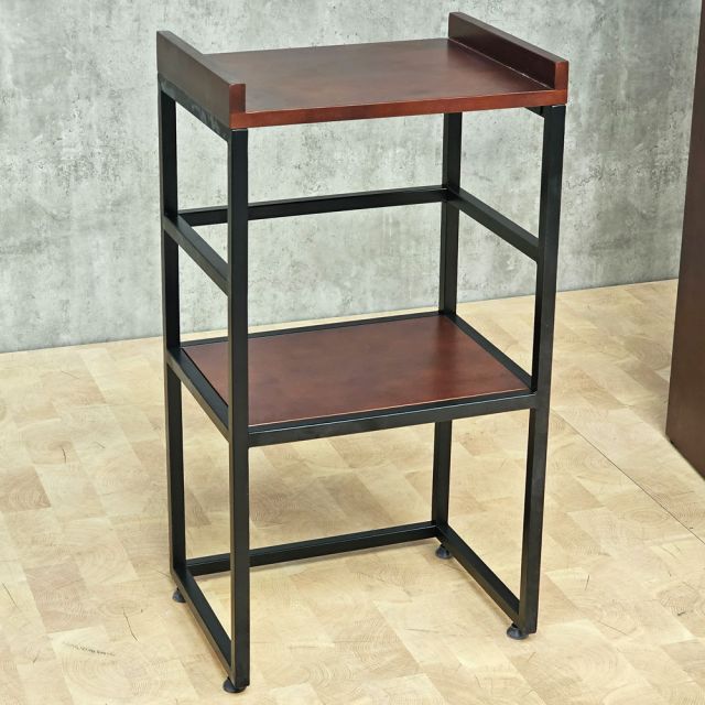 Kệ để lò vi sóng/lò nướng 42x32x80cm gỗ cao su KVS68016