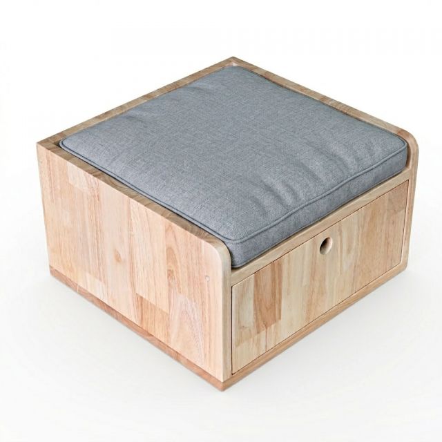 Tủ mini 43x45x25cm gỗ cao su TREM019