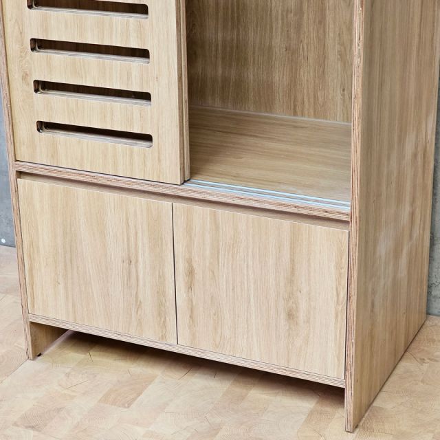 Tủ quần áo 80x55x235cm gỗ plywood TQA68092